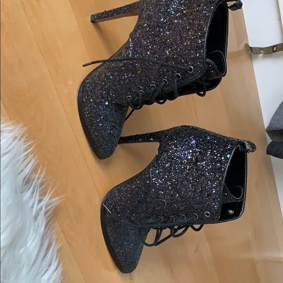 Aldo shoes ankle sparkly boots - Picture 8 of 10